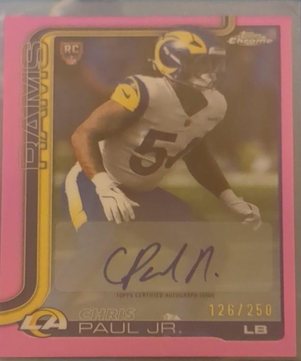 Chris Paul Jr. [Pink Refractor] #RRA-CPJ