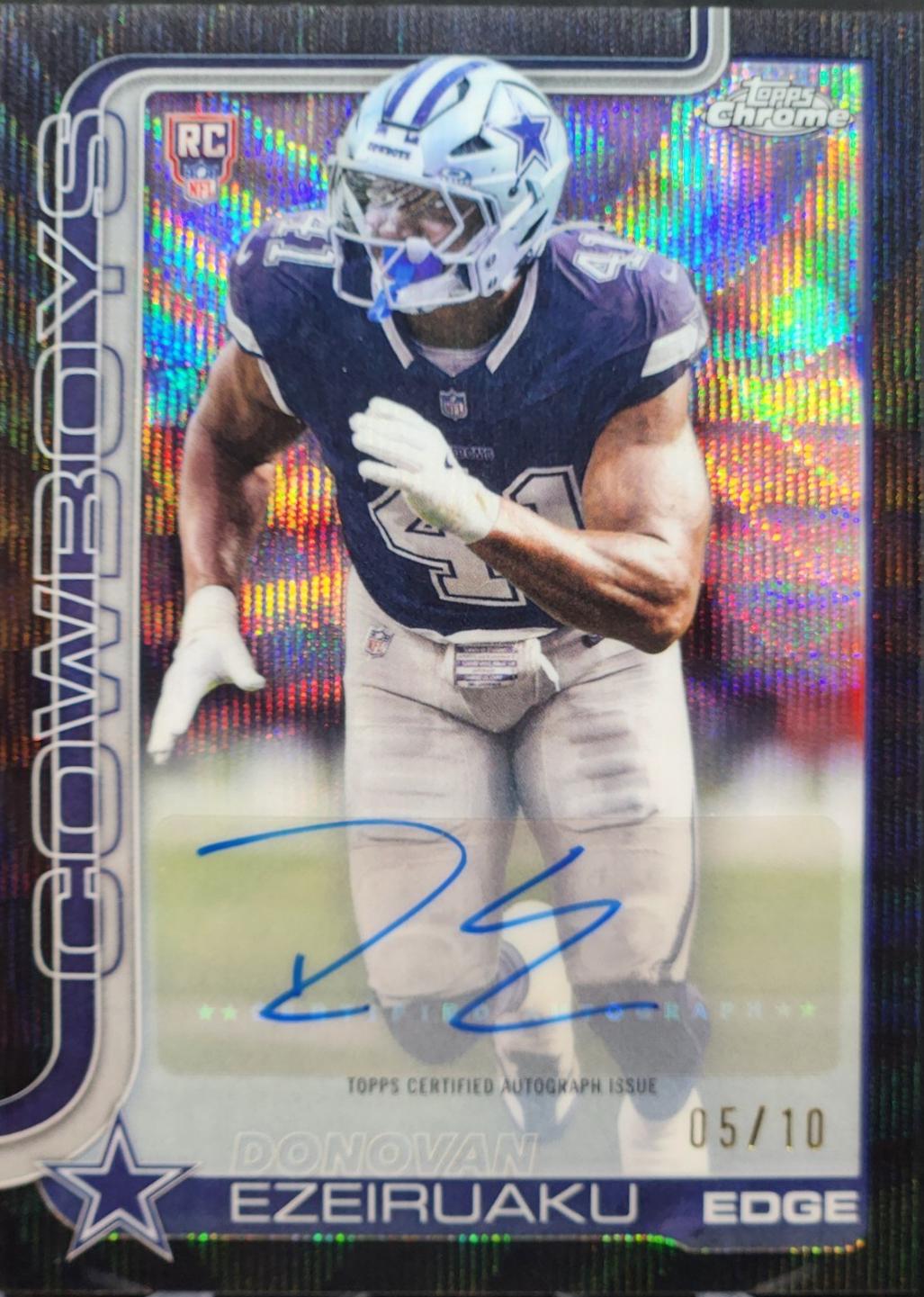 Donovan Ezeiruaku [Black Wave Refractor] #RRA-DE