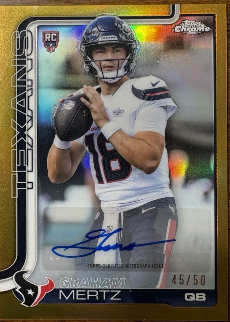 Graham Mertz [Gold Refractor] #RRA-GME