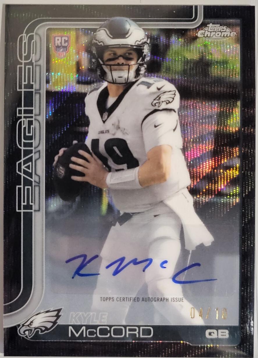 Kyle McCord [Black Wave Refractor] #RRA-KMCC
