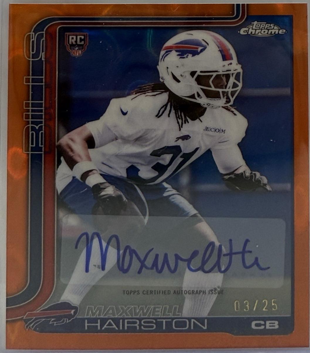 Maxwell Hairston [Orange Refractor] #RRA-MH