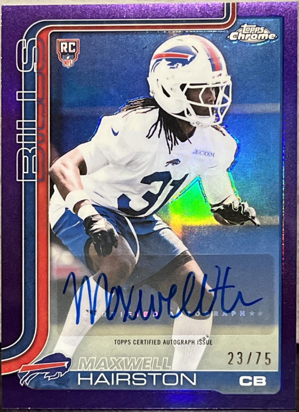 Maxwell Hairston [Purple Refractor] #RRA-MH