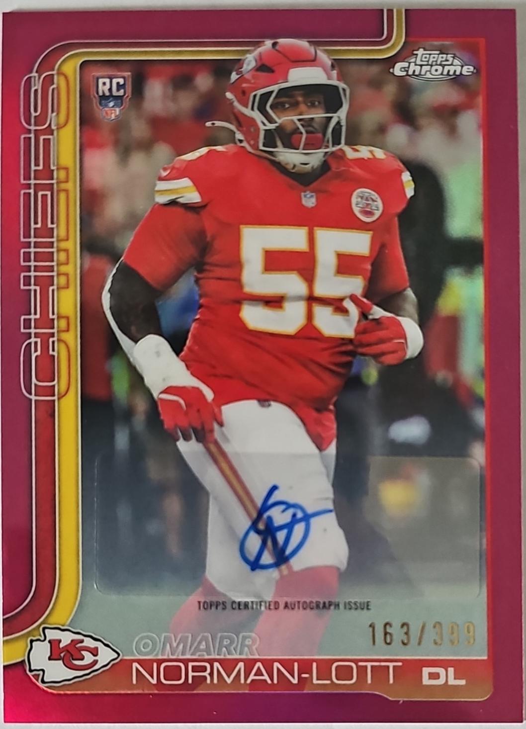 Omarr Norman-Lott [Magenta Refractor] #RRA-ONL