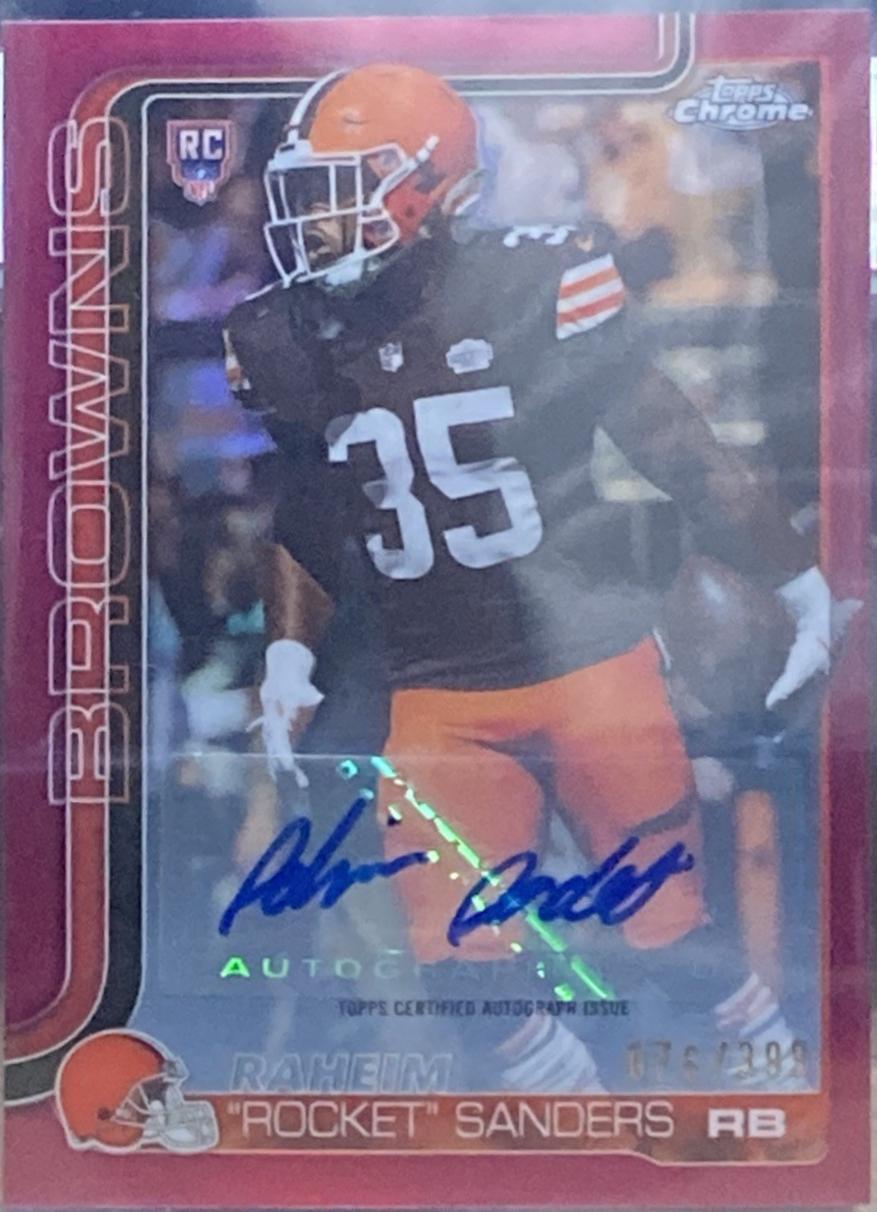 Raheim Rocket Sanders [Magenta Refractor] #RRA-RRS