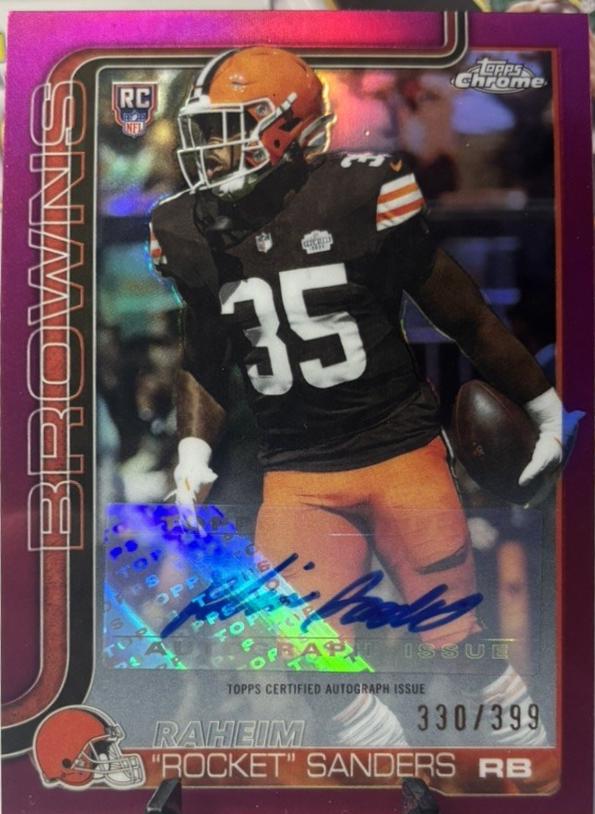 Raheim Rocket Sanders [Pink Refractor] #RRA-RRS