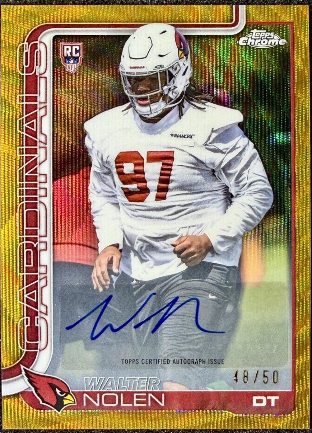 Walter Nolen [Gold Wave Refractor] #RRA-WN