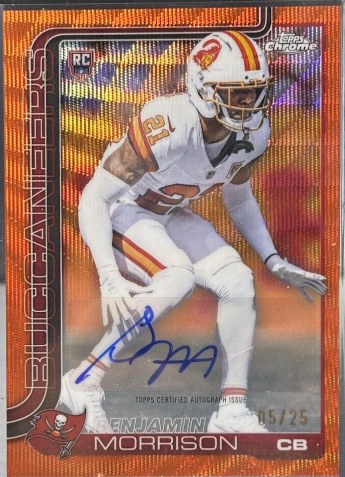 Benjamin Morrison [Orange Wave Refractor] #RA-BM