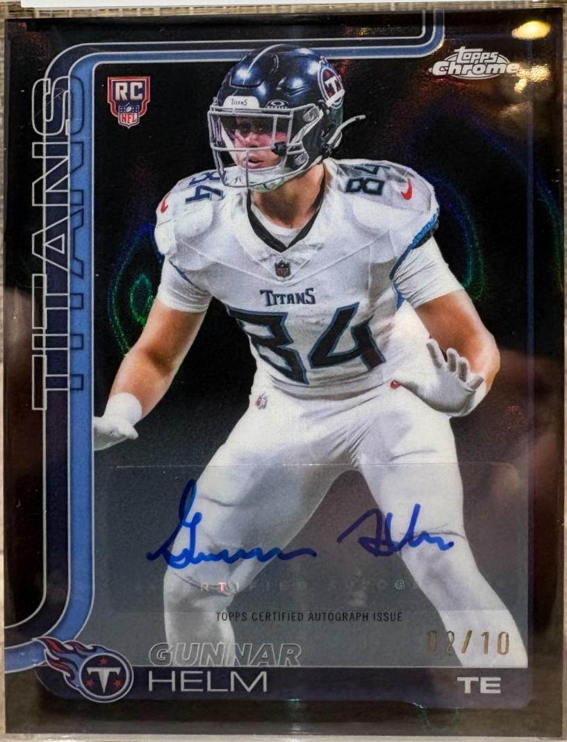 Gunnar Helm [Black Lava Refractor] #RA-GH