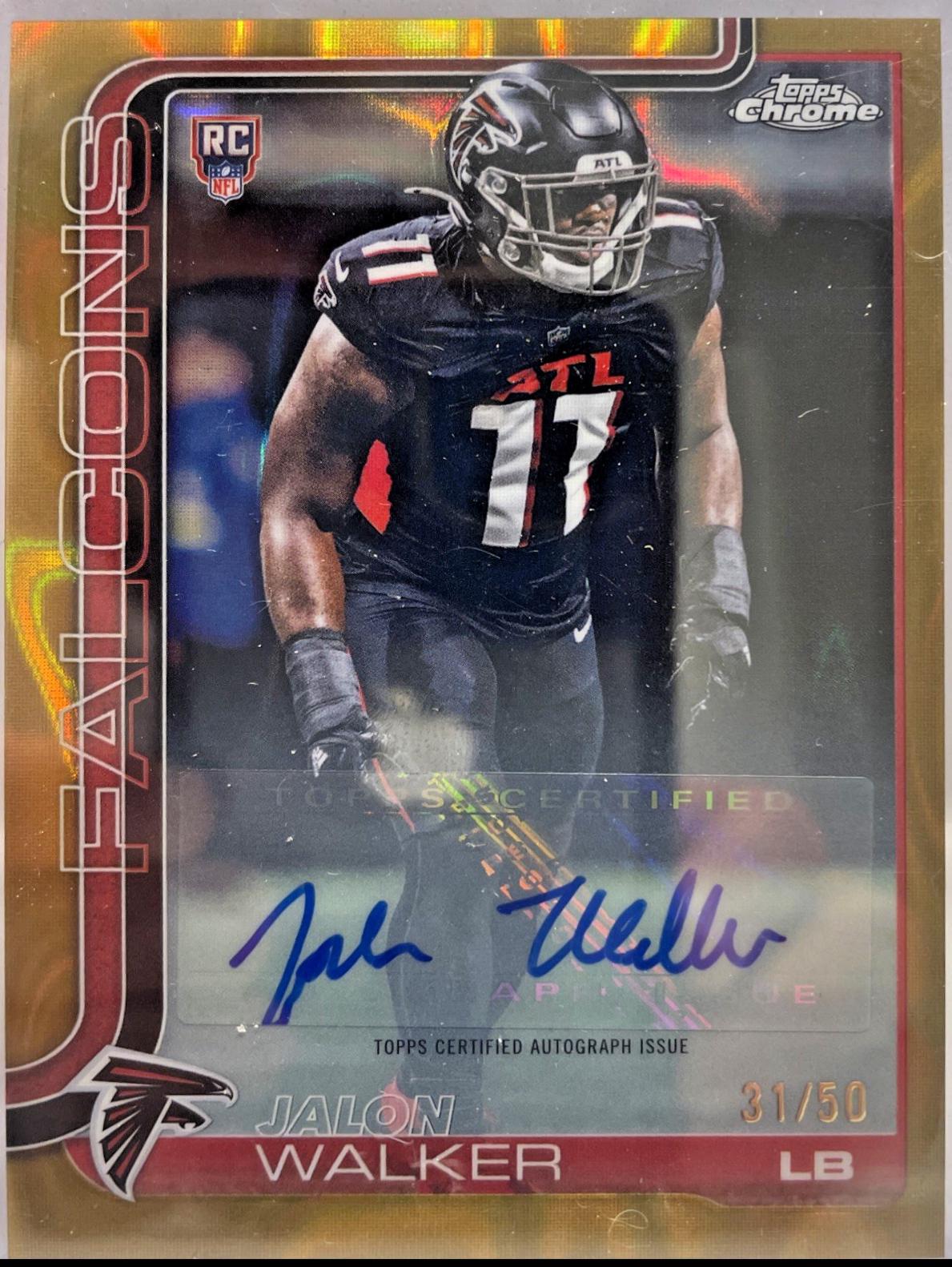 Jalon Walker [Gold Lava Refractor] #RA-JW