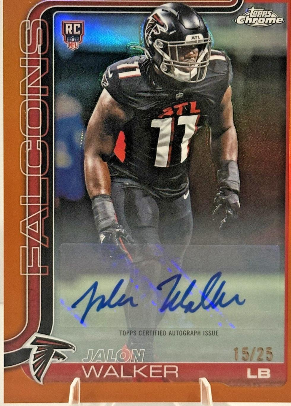 Jalon Walker [Orange Refractor] #RA-JW