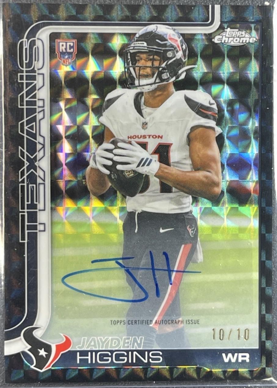 Jayden Higgins [Black Geometric Refractor] #RA-JHI