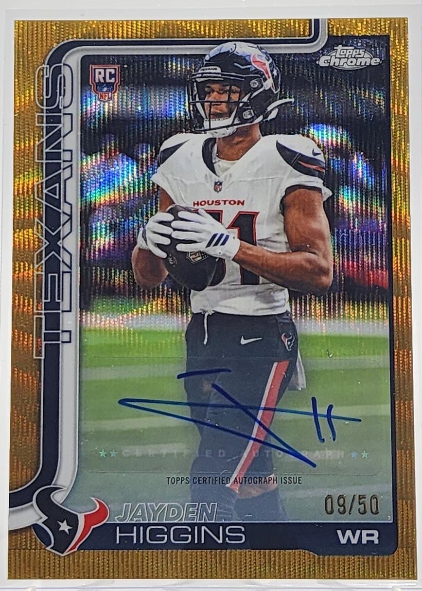 Jayden Higgins [Gold Wave Refractor] #RA-JHI