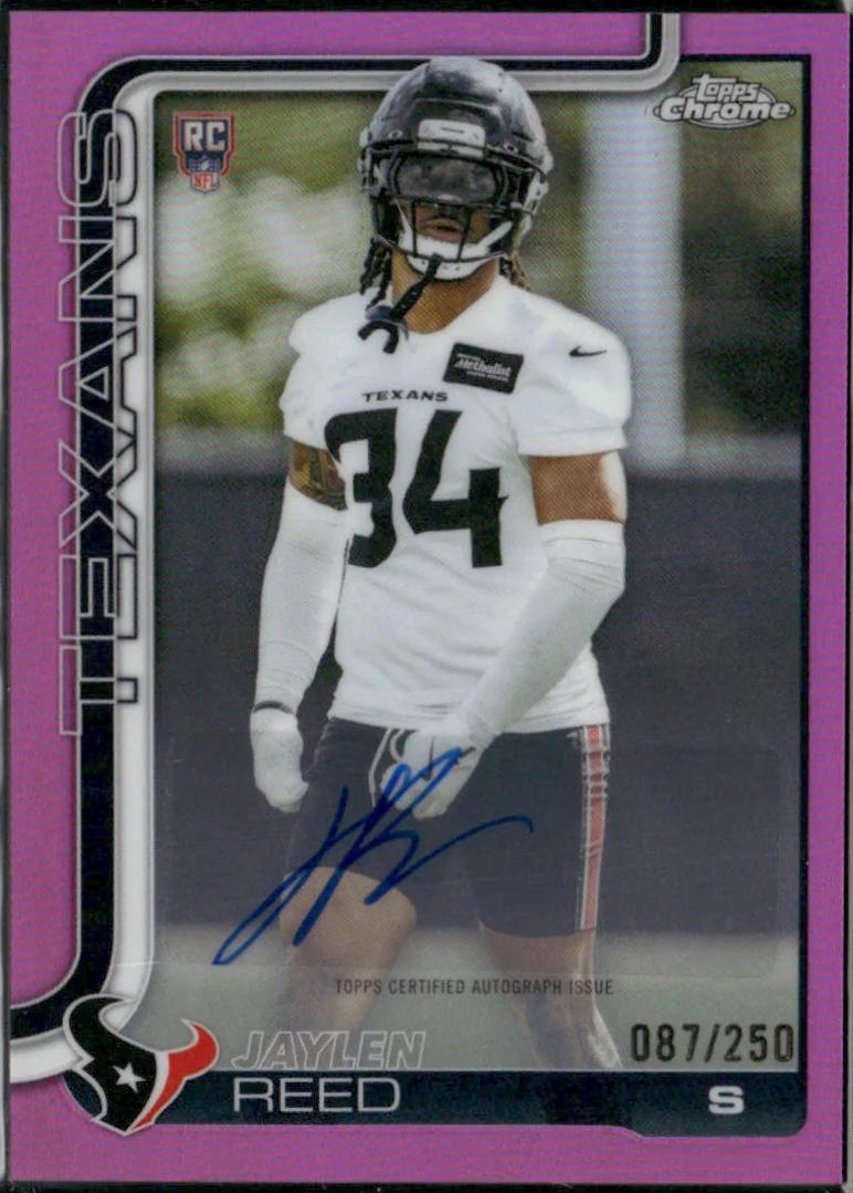 Jaylen Reed [Pink Refractor] #RA-JR