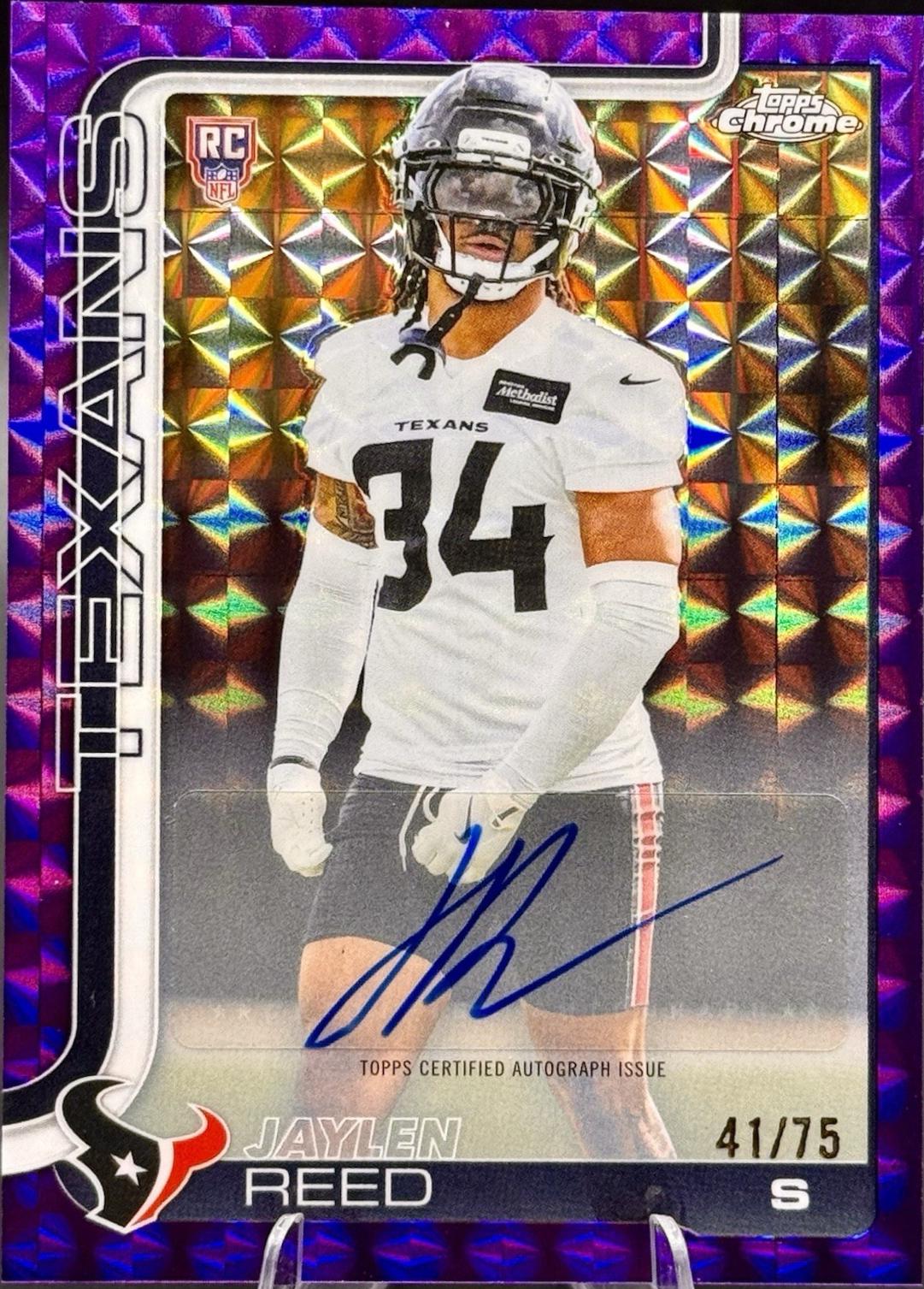 Jaylen Reed [Purple Geometric Refractor] #RA-JR