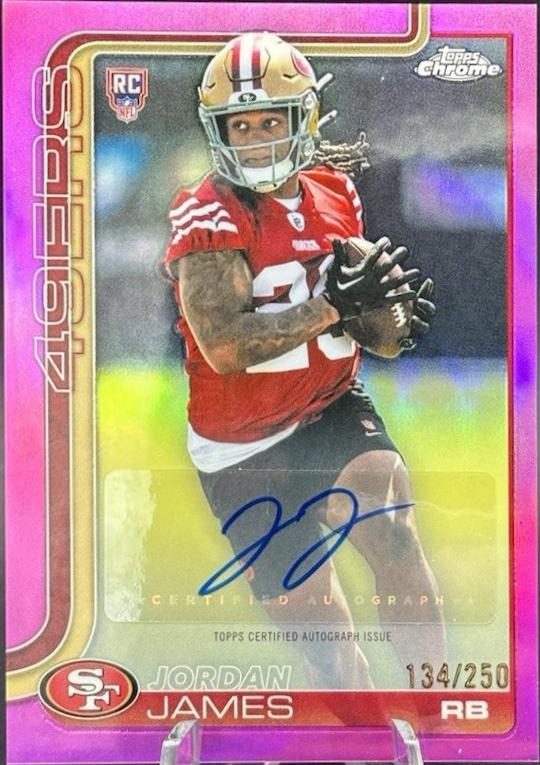 Jordan James [Pink Refractor] #RA-JJ