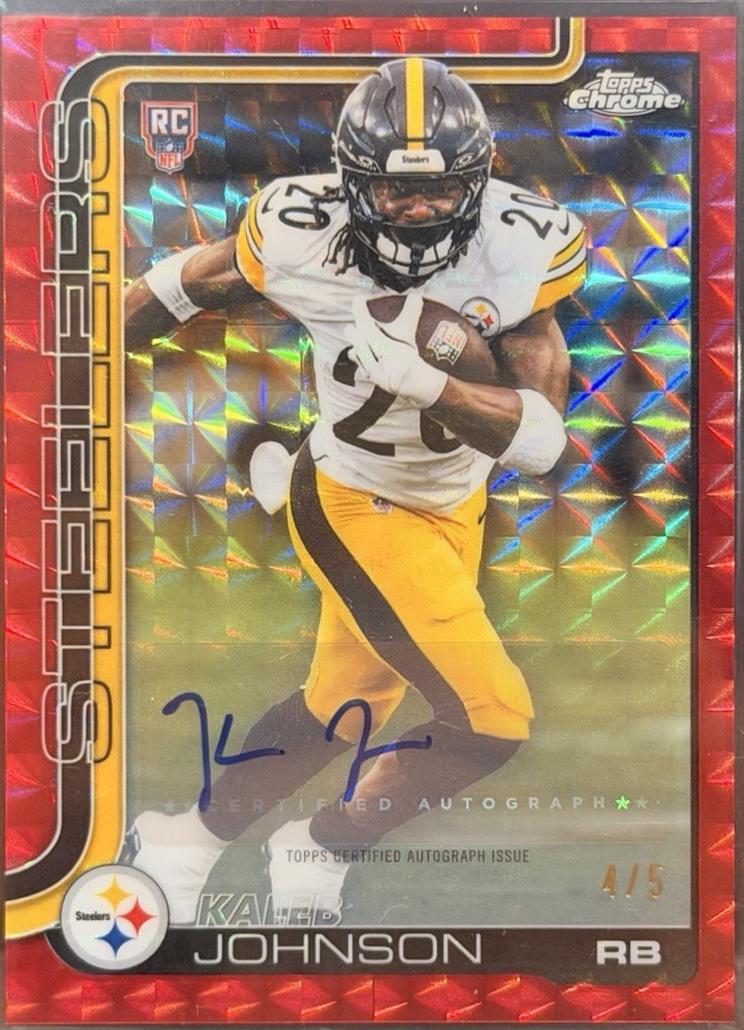 Kaleb Johnson [Red Refractor] #RA-KJ