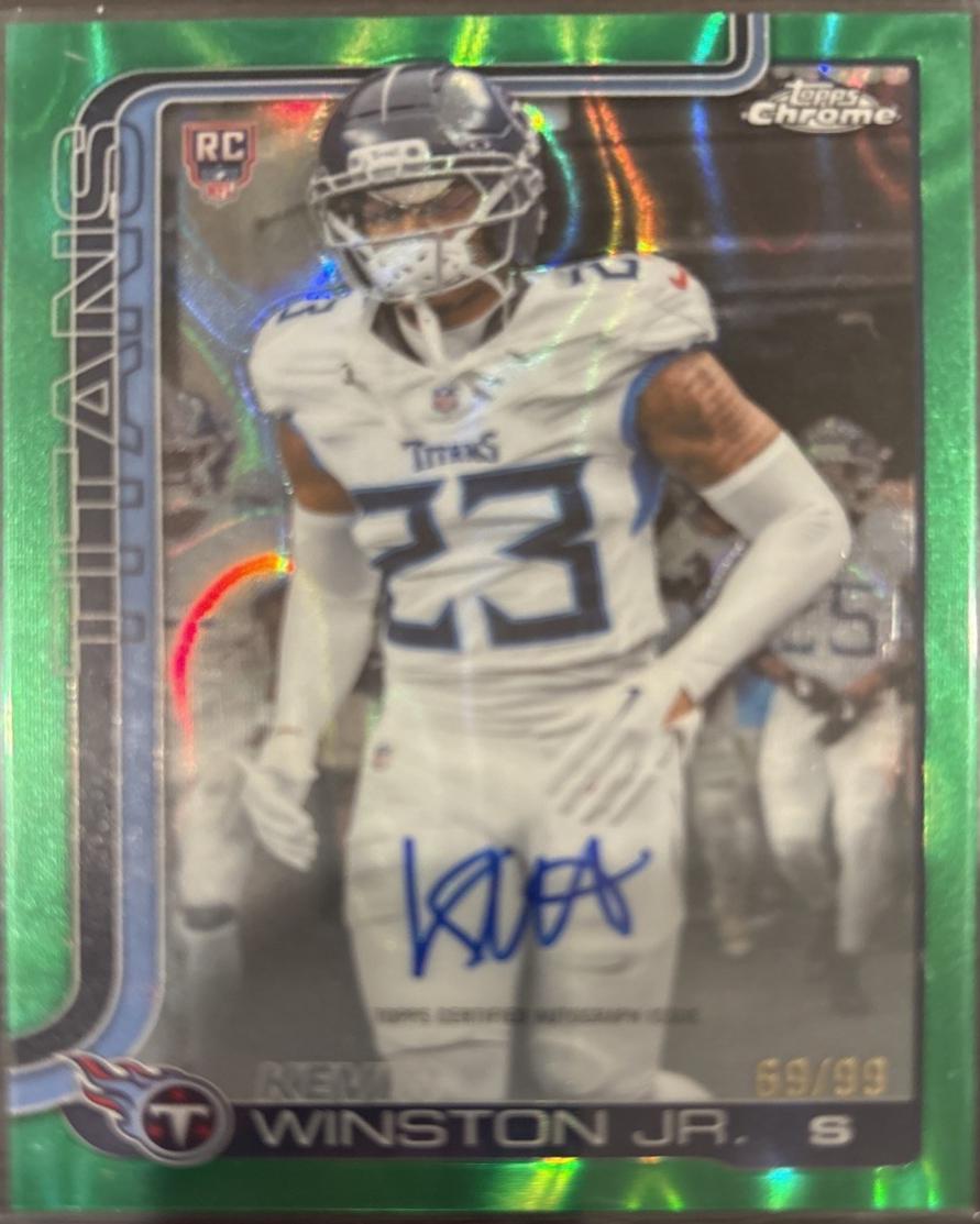 Kevin Winston Jr. [Green Lava Refractor] #RA-KW