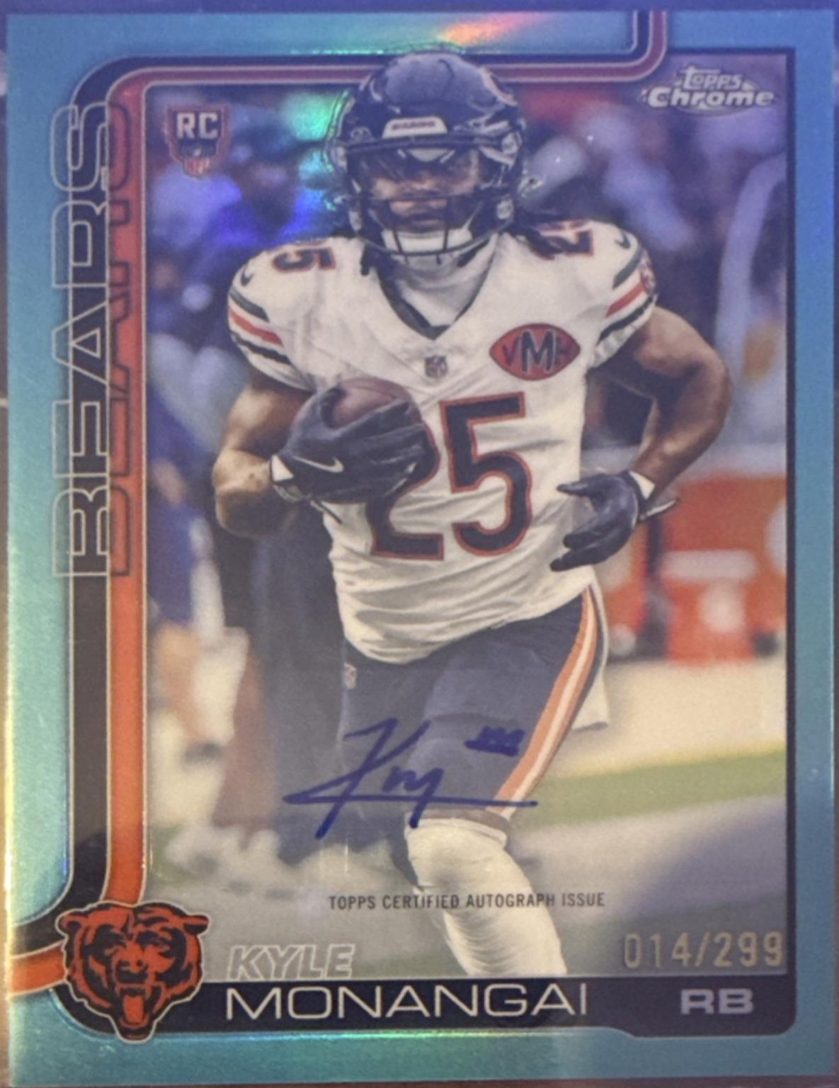 Kyle Monangai [Blue Refractor] #RA-KYM