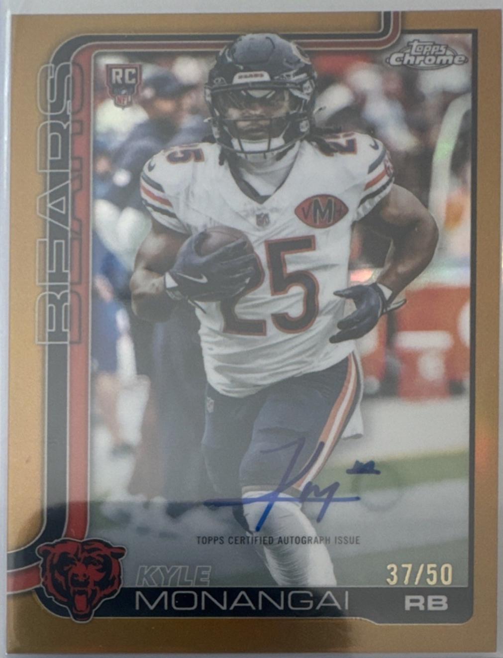 Kyle Monangai [Gold Refractor] #RA-KYM