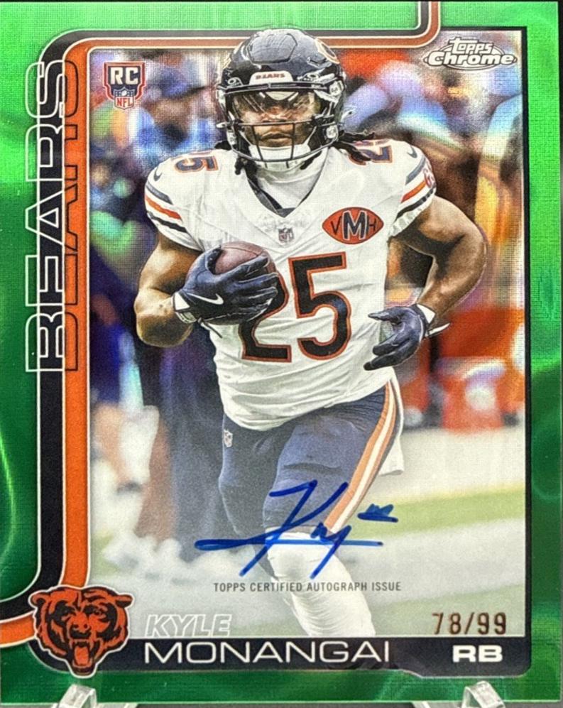 Kyle Monangai [Green Lava Refractor] #RA-KYM