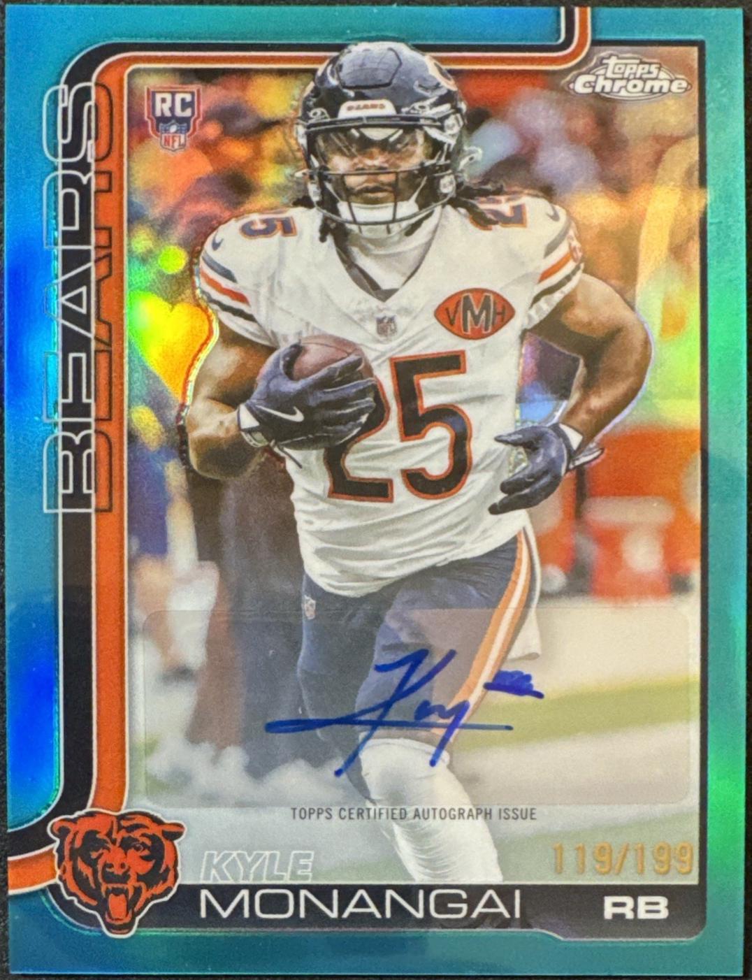 Kyle Monangai [Teal Refractor] #RA-KYM