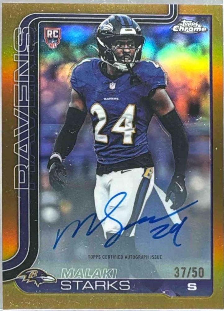 Malaki Starks [Gold Refractor] #RA-MS