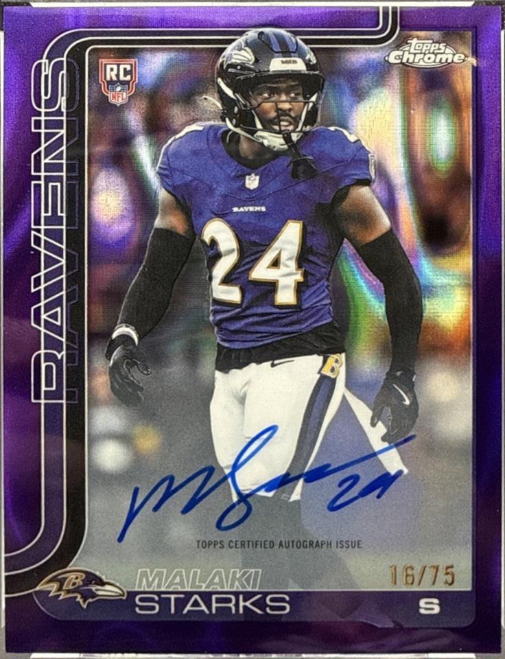 Malaki Starks [Purple Lava Refractor] #RA-MS
