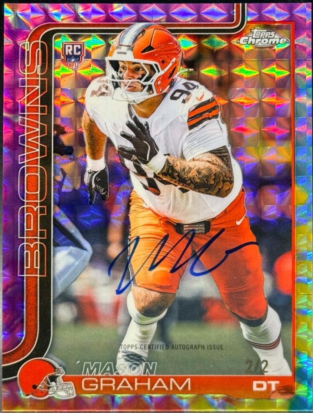 Mason Graham [Tie Dye Geometric Refractor] #RA-MGR