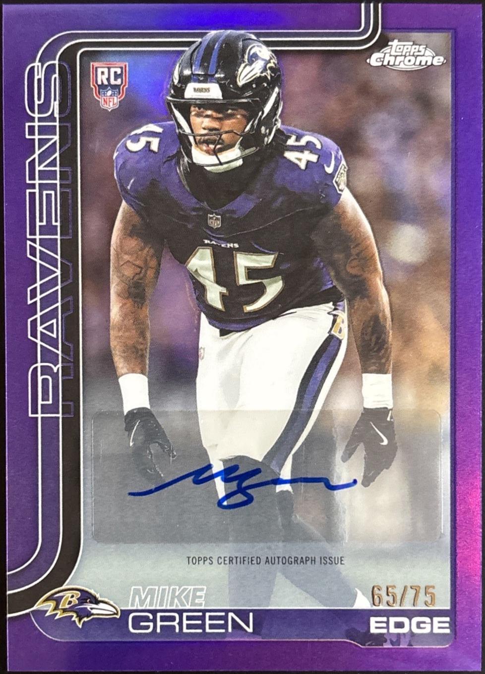 Mike Green [Purple Refractor] #RA-MG