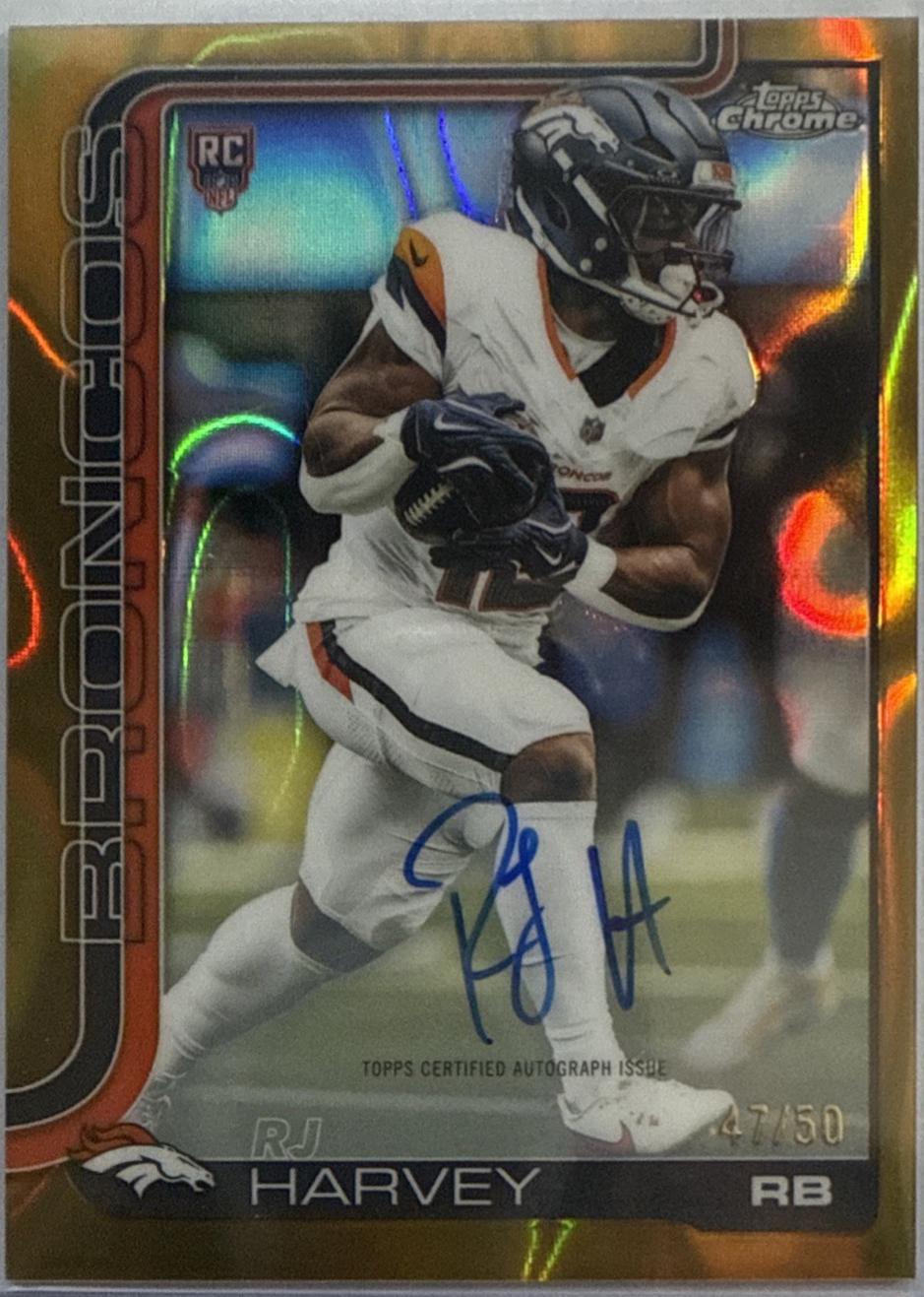 RJ Harvey [Gold Wave Refractor] #RA-RH