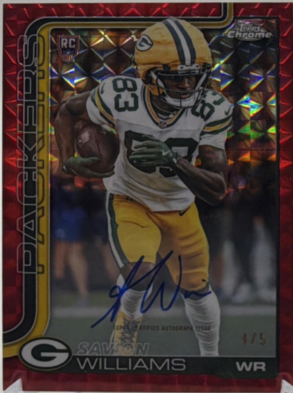 Savion Williams [Red Refractor] #RA-SW