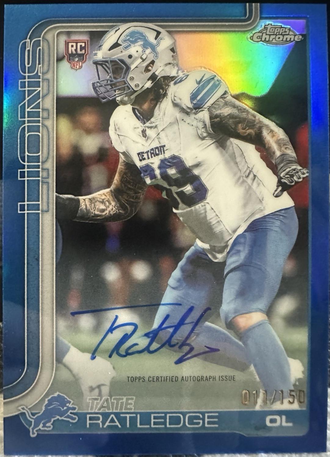 Tate Ratledge [Blue Refractor] #RA-TR