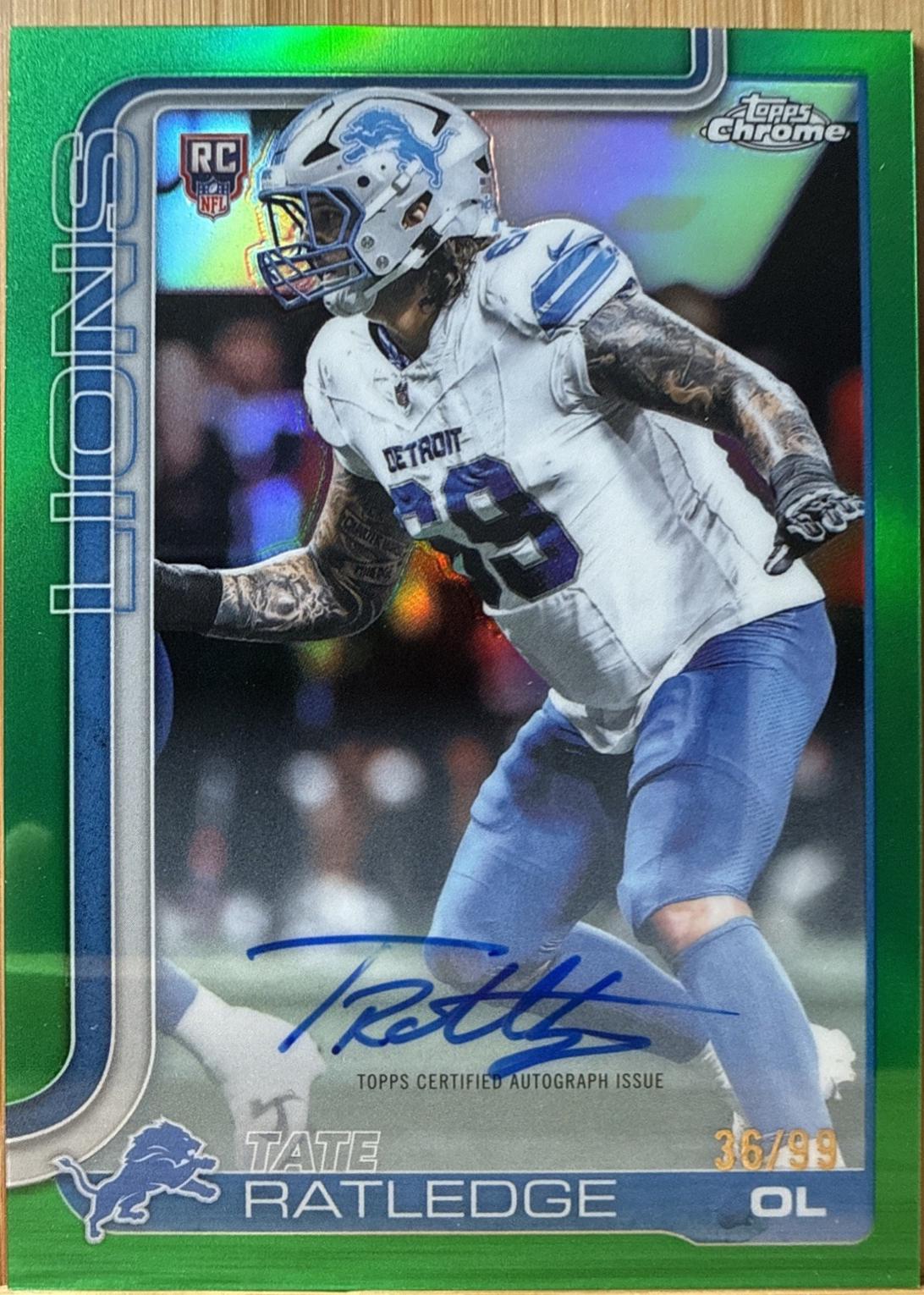 Tate Ratledge [Green Refractor] #RA-TR