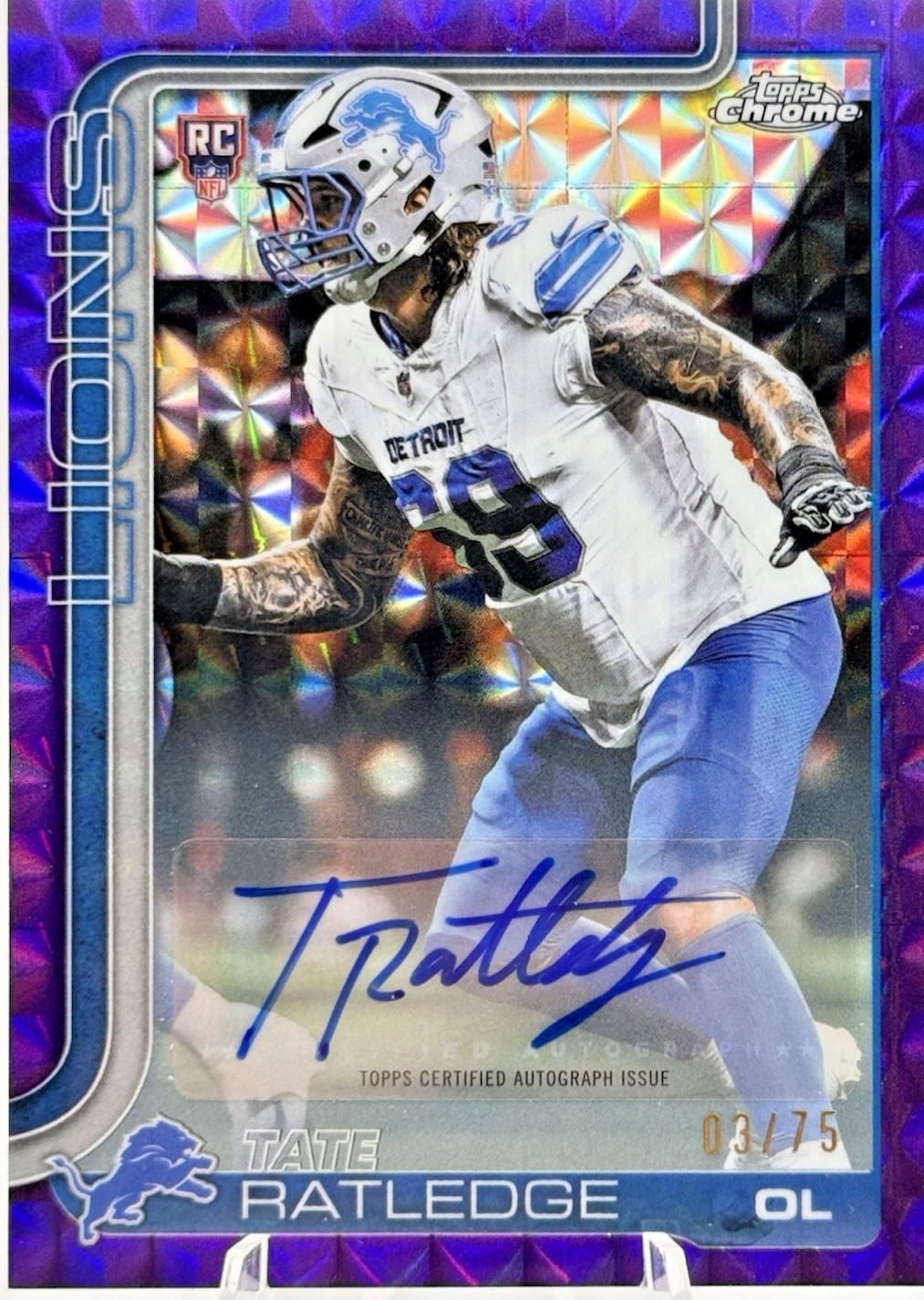 Tate Ratledge [Purple Geometric Refractor] #RA-TR