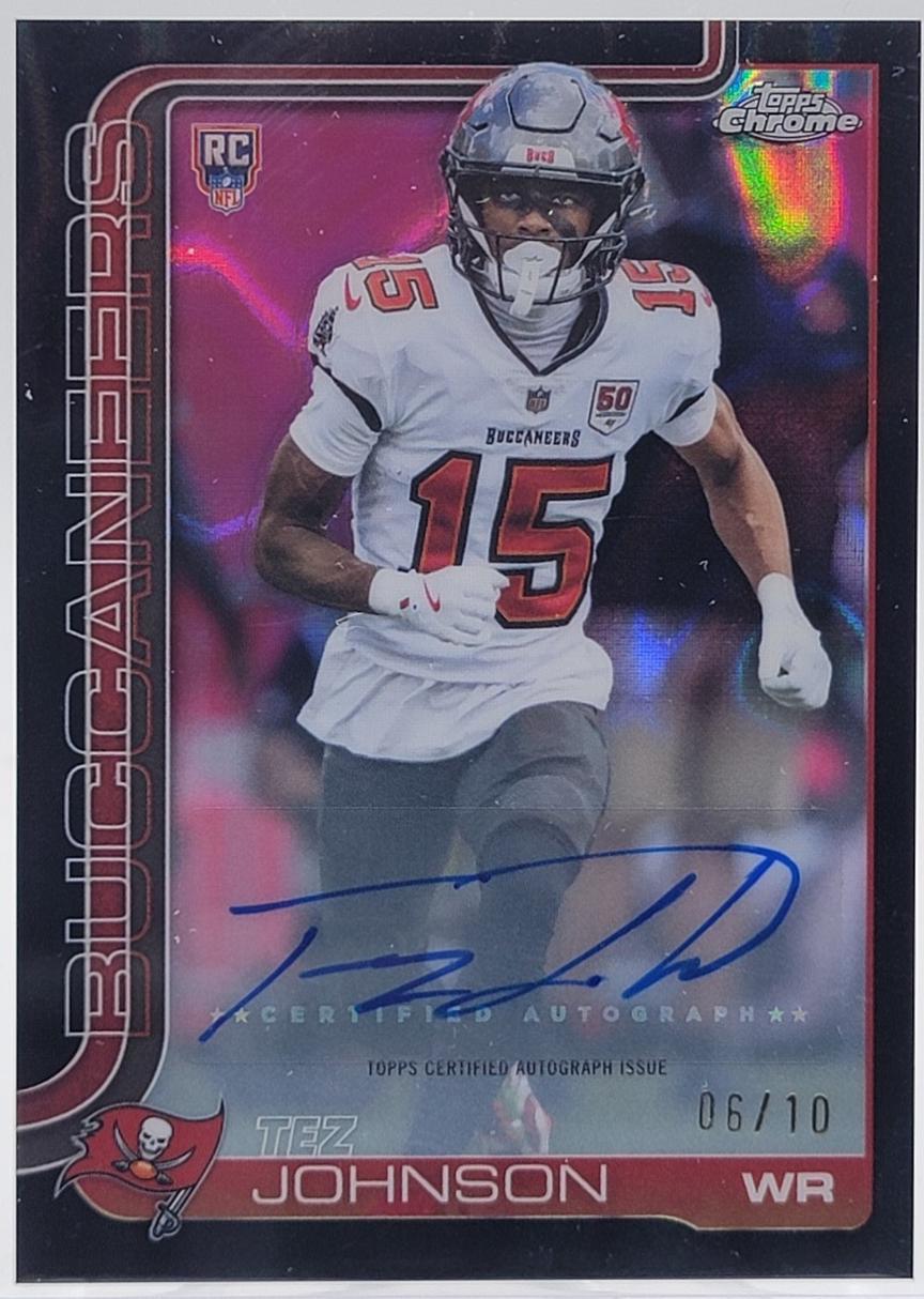 Tez Johnson [Black Lava Refractor] #RA-TJ
