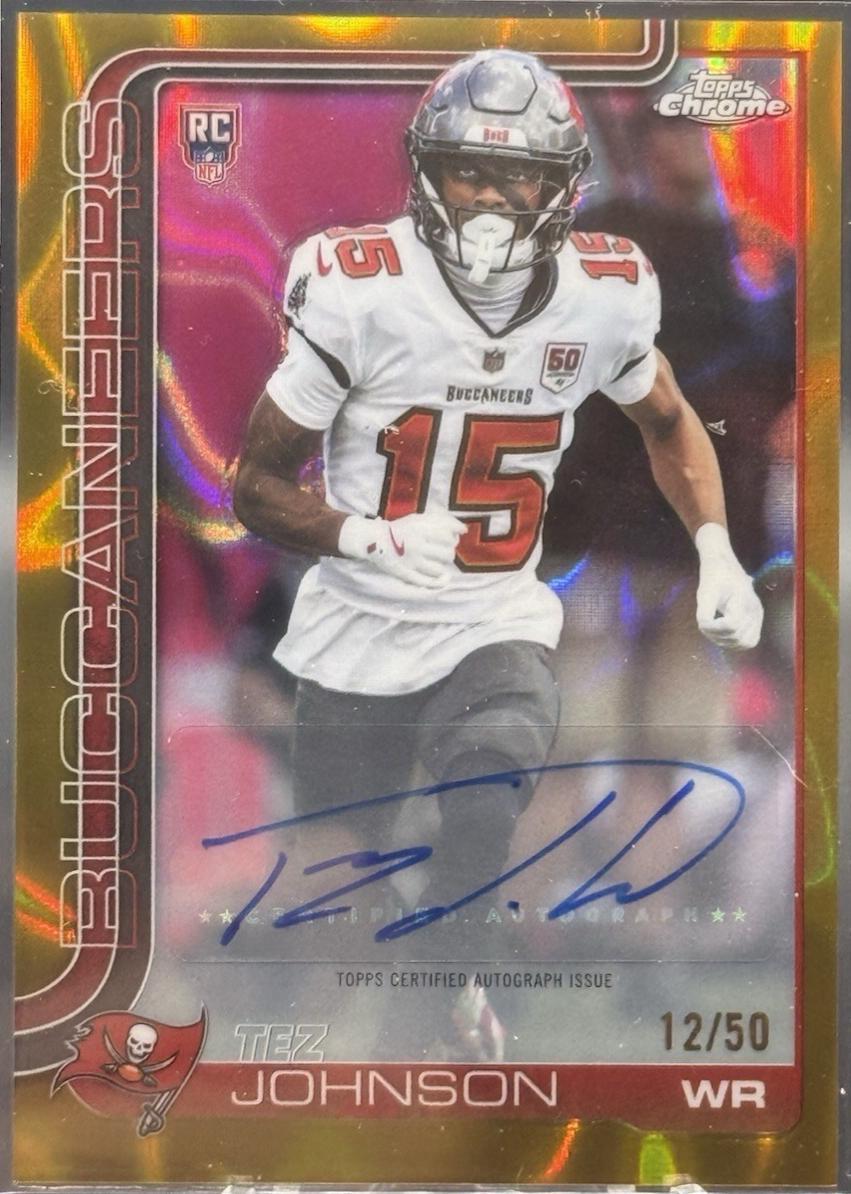 Tez Johnson [Gold Lava Refractor] #RA-TJ