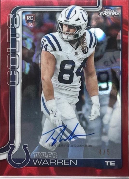 Tyler Warren [Red Refractor] #RA-TWA