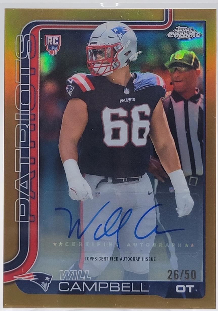 Will Campbell [Gold Refractor] #RA-WC