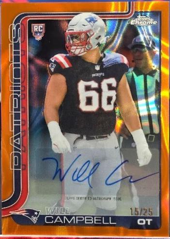 Will Campbell [Orange Lava Refractor] #RA-WC