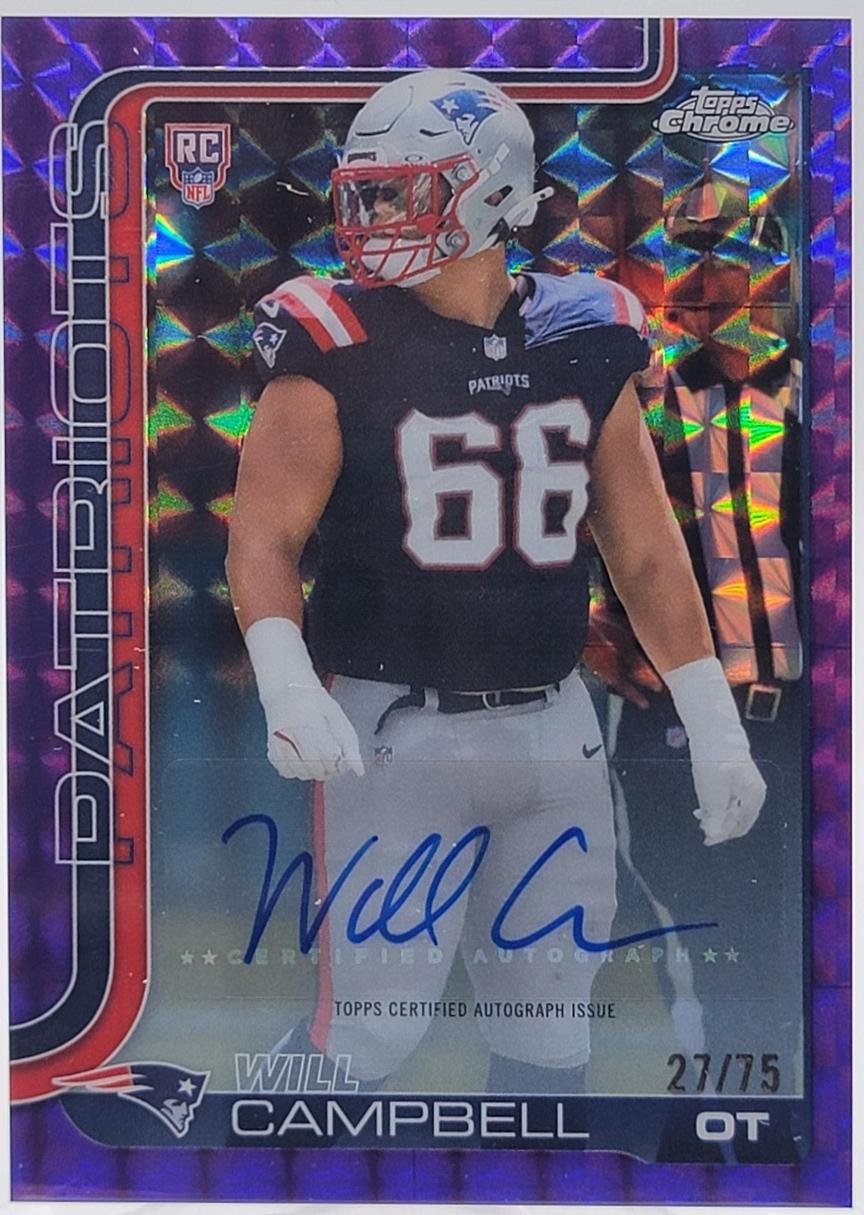 Will Campbell [Purple Geometric Refractor] #RA-WC
