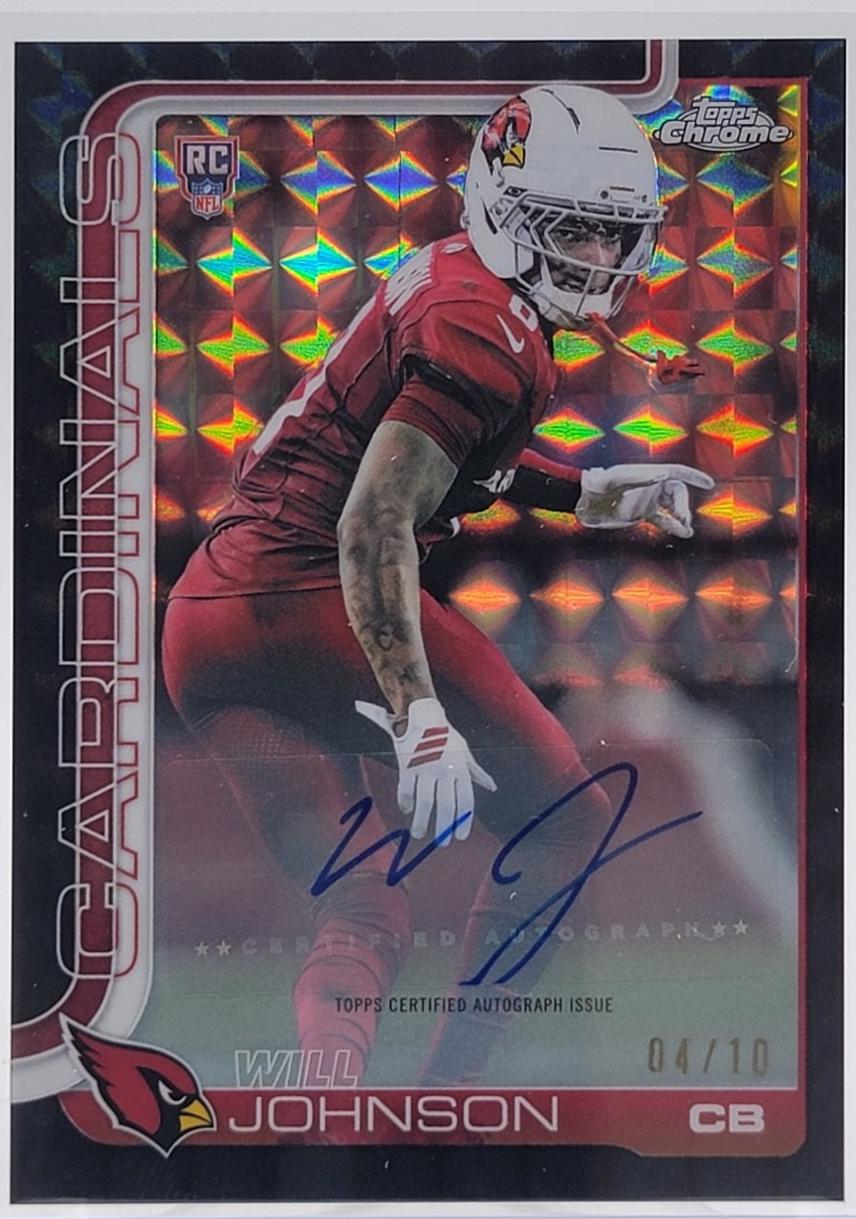 Will Johnson [Black Geometric Refractor] #RA-WJ