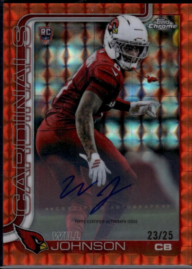 Will Johnson [Orange Geometric Refractor] #RA-WJ