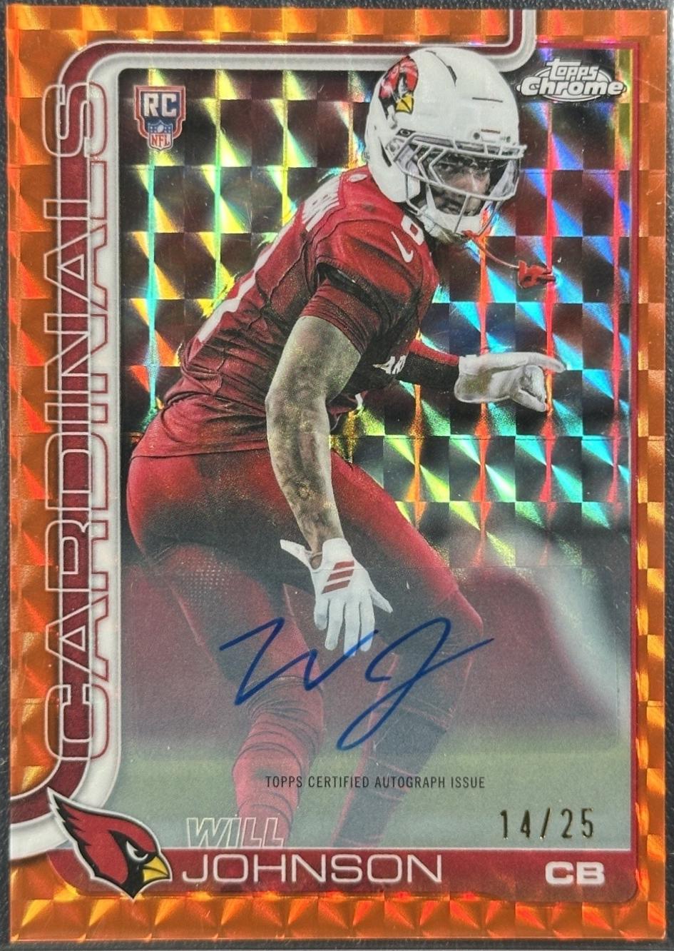 Will Johnson [Orange Refractor] #RA-WJ