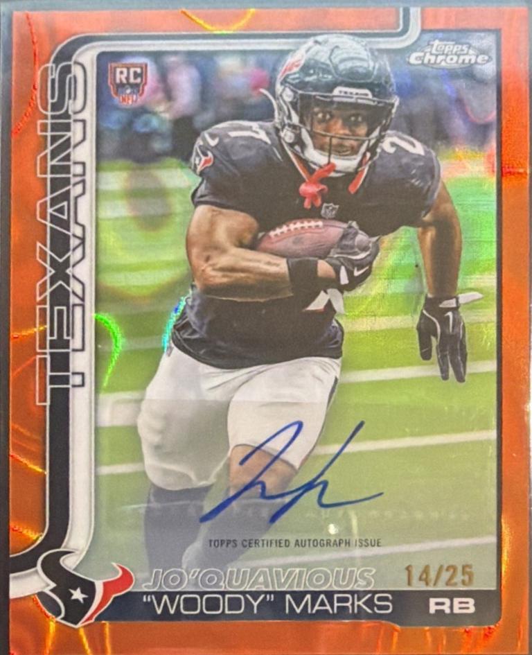 Woody Marks [Orange Lava Refractor] #RA-WMA