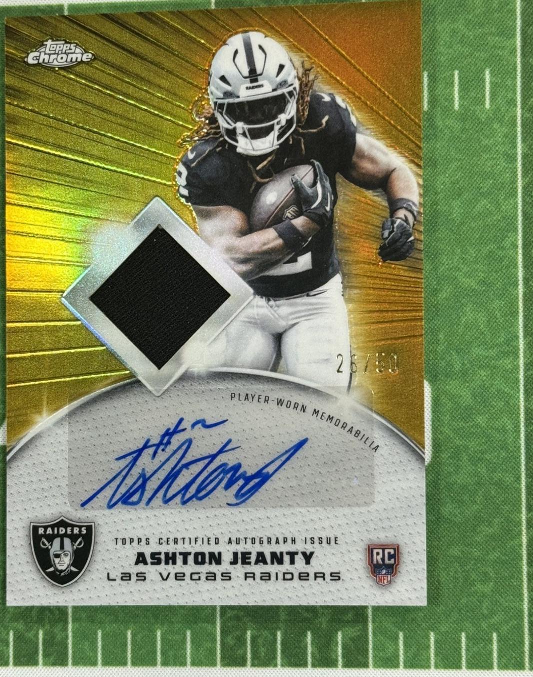 Ashton Jeanty [Gold] #RPA-AJ