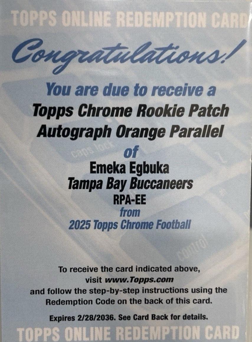 Emeka Egbuka [Orange] #RPA-EE