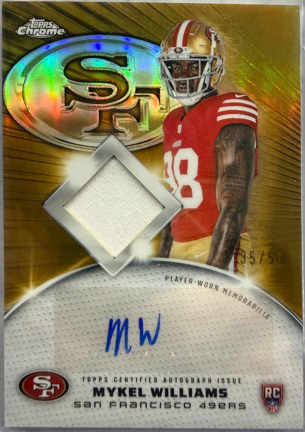Mykel Williams [Gold] #RPA-MW