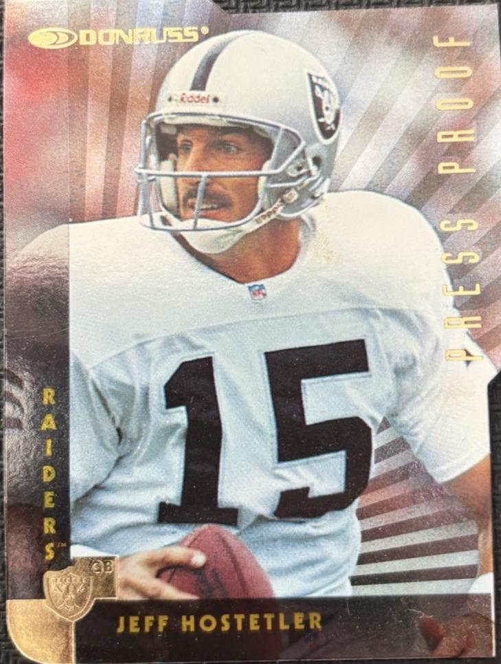 Jeff Hostetler [Press Proof Gold Die Cut] #178