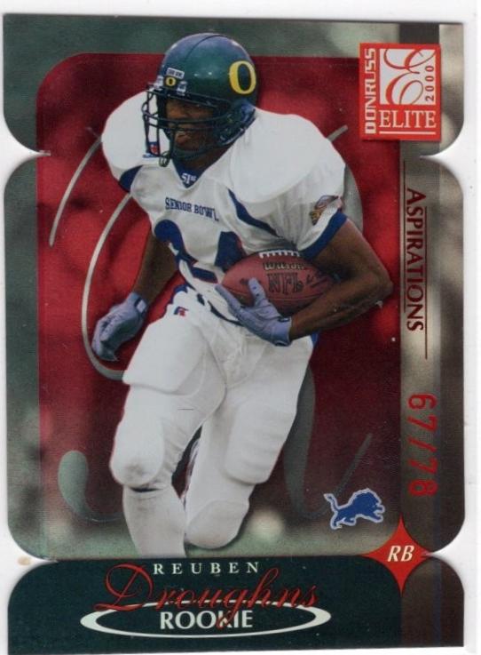 Reuben Droughns [Die Cut] #170