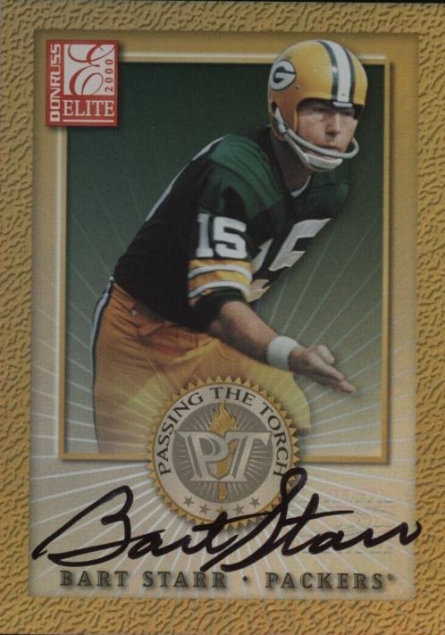 Bart Starr, Brett Favre [Autograph] #PT-16
